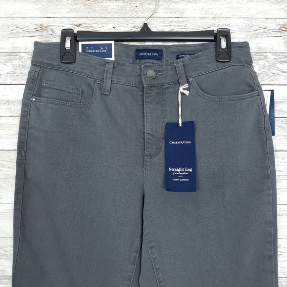 Charter Club Pants Lexington Straight Leg Tummy Slimming H - Picture 2 of 7